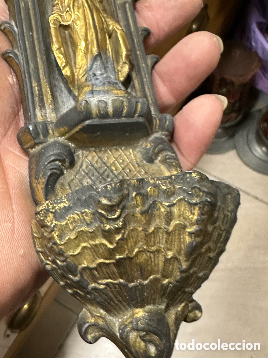 Antig&uuml;edades: Preciosa benditera antigua - Foto 5