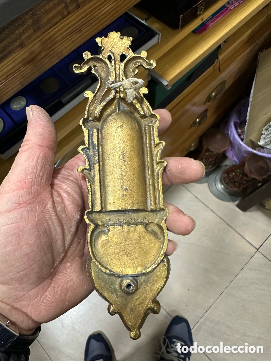 Antig&uuml;edades: Preciosa benditera antigua - Foto 7