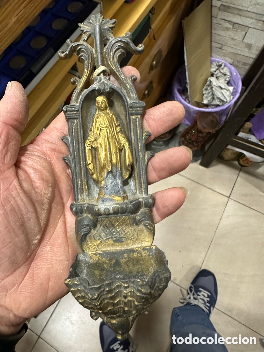 Antig&uuml;edades: Preciosa benditera antigua - Foto 1