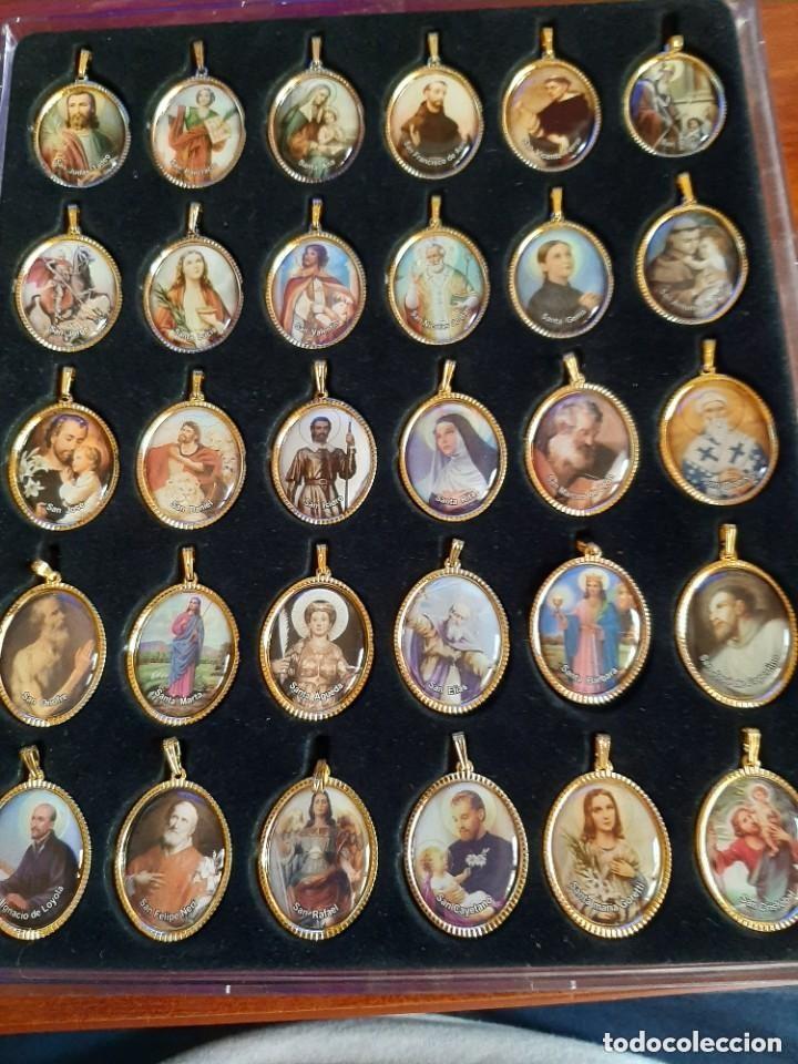 Antig&uuml;edades: CONJUNTO DE VARIAS MEDALLAS RELIGIOSAS - Foto 6