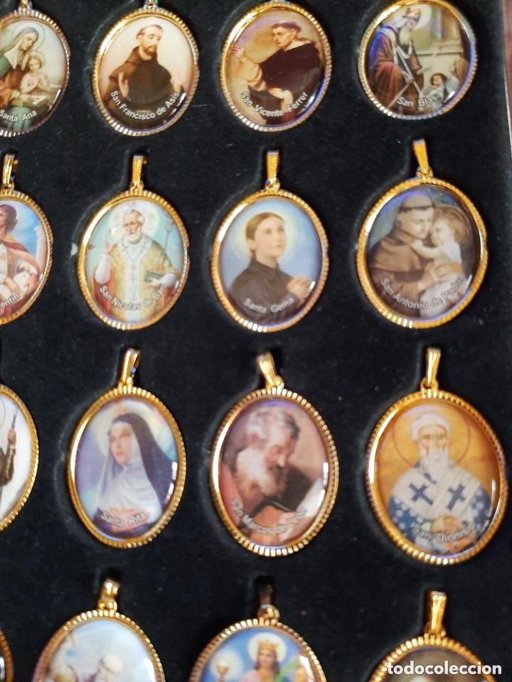 Antig&uuml;edades: CONJUNTO DE VARIAS MEDALLAS RELIGIOSAS - Foto 9