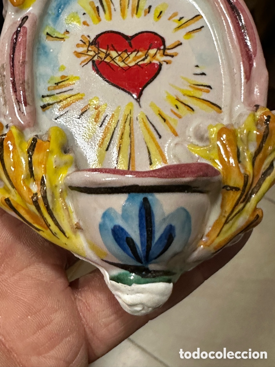 Antig&uuml;edades: Bonita benditera antigua - Foto 3