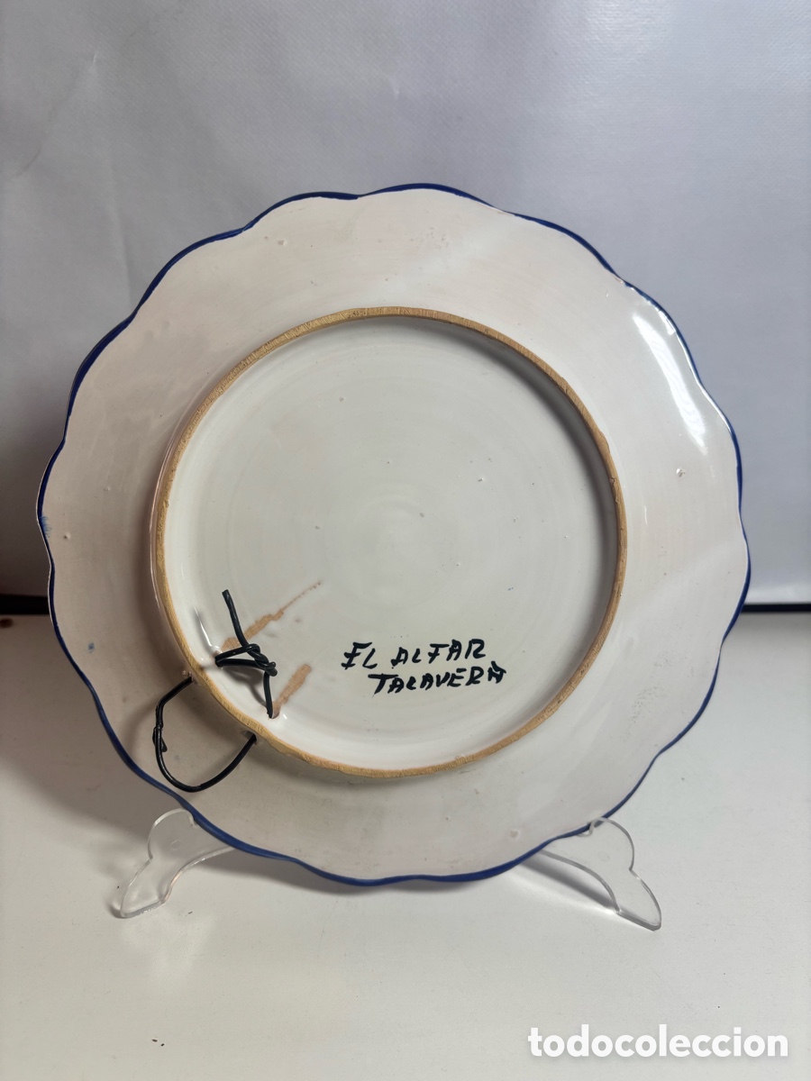 Antig&uuml;edades: Plato de recuerdo caba&ntilde;as de la Sagra Toledo - Foto 3