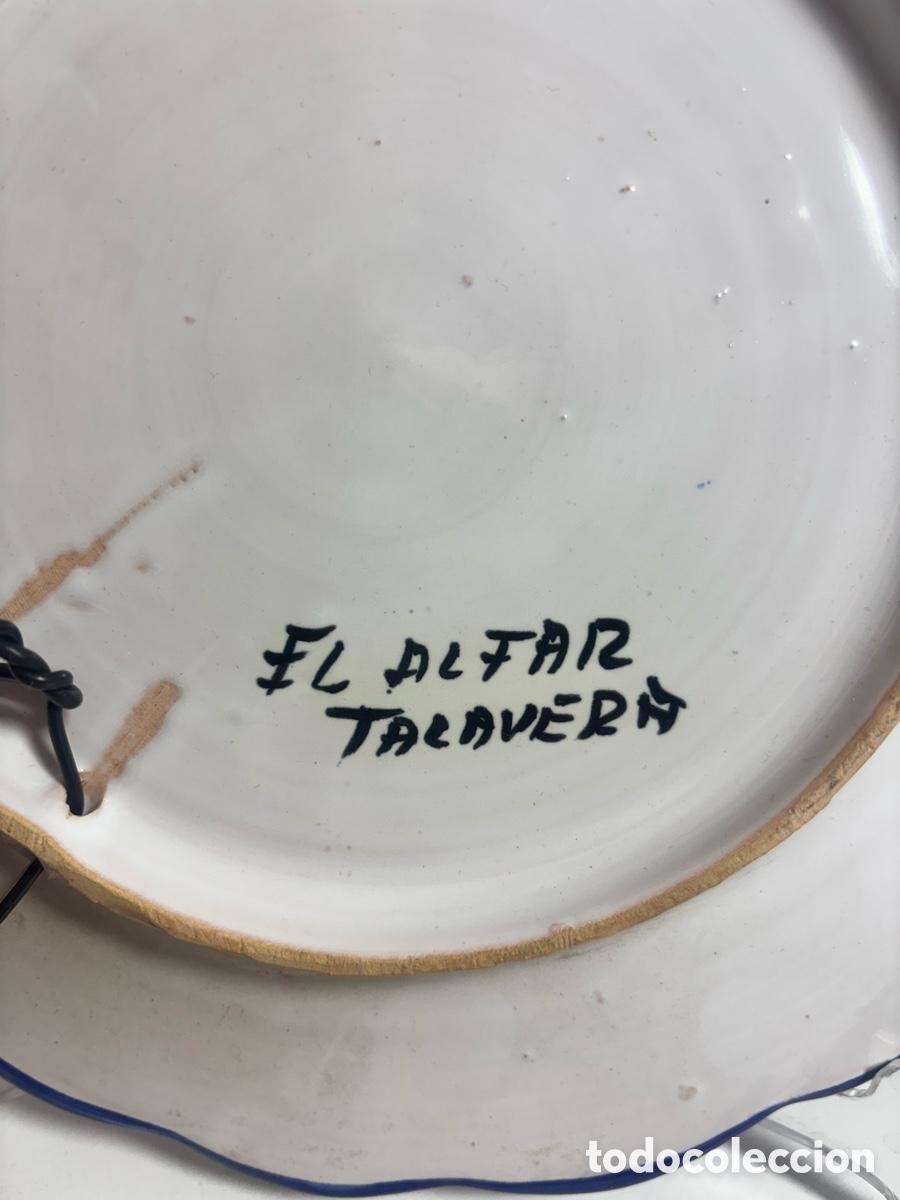 Antig&uuml;edades: Plato de recuerdo caba&ntilde;as de la Sagra Toledo - Foto 4