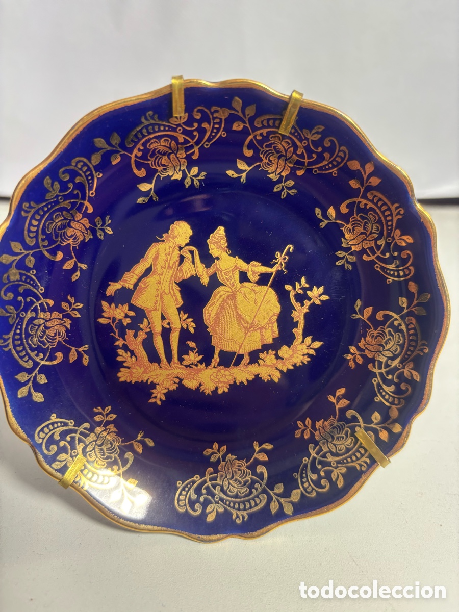 Antig&uuml;edades: Plato porcelana limoges - Foto 1