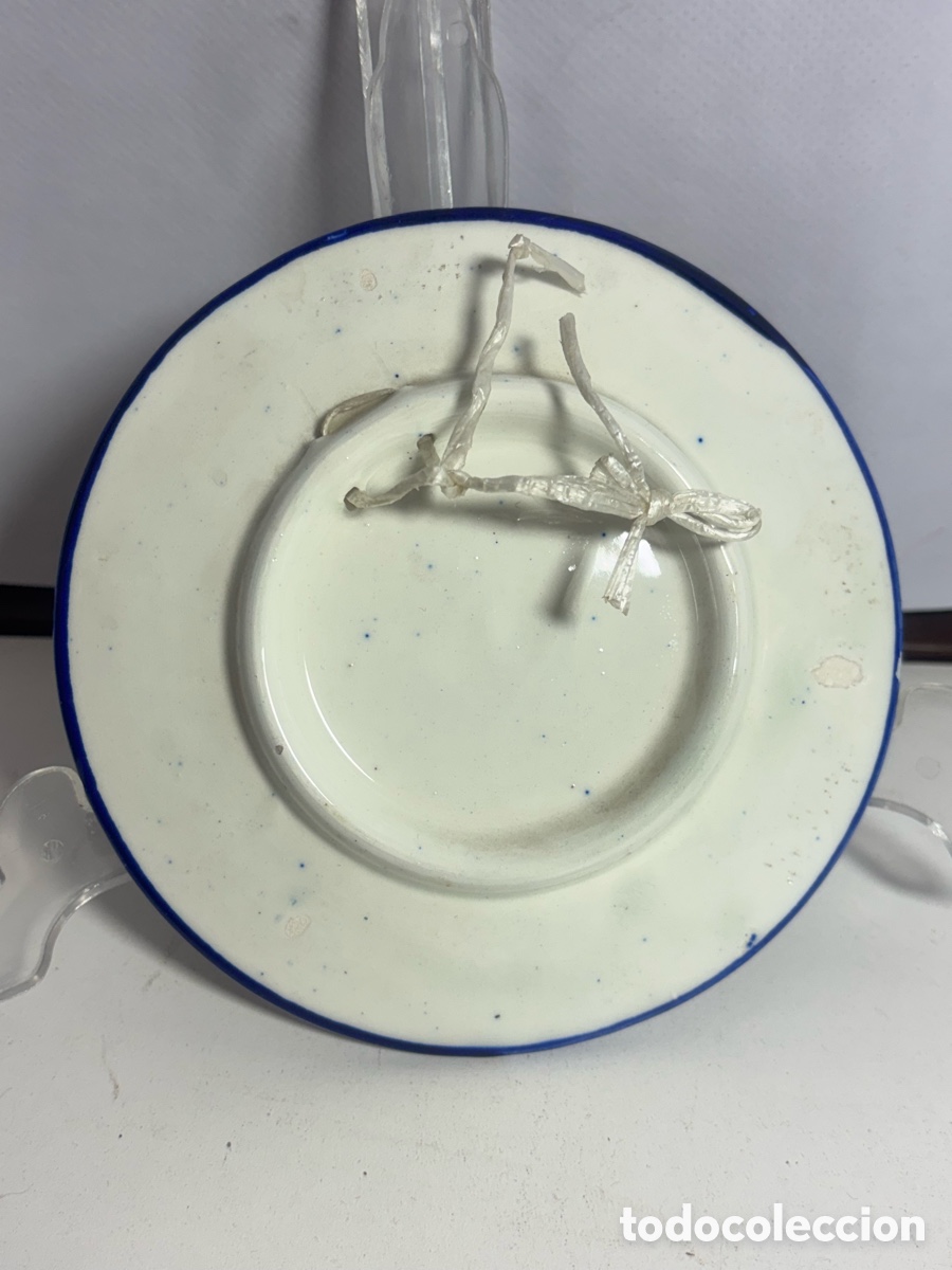 Antig&uuml;edades: Plato de cer&aacute;mica decorado - Foto 3