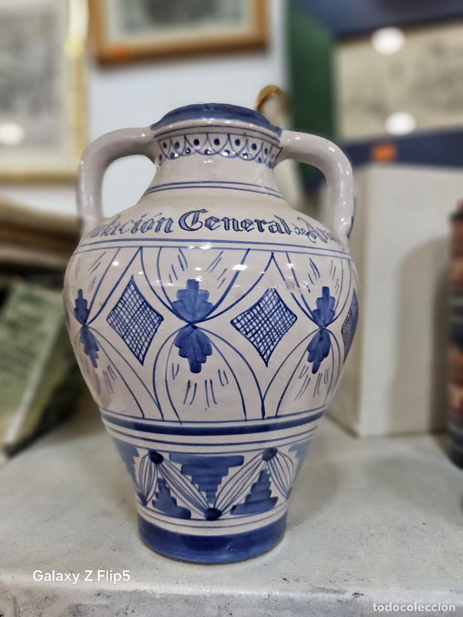 Antig&uuml;edades: jarron antigo de ceramica - Foto 1