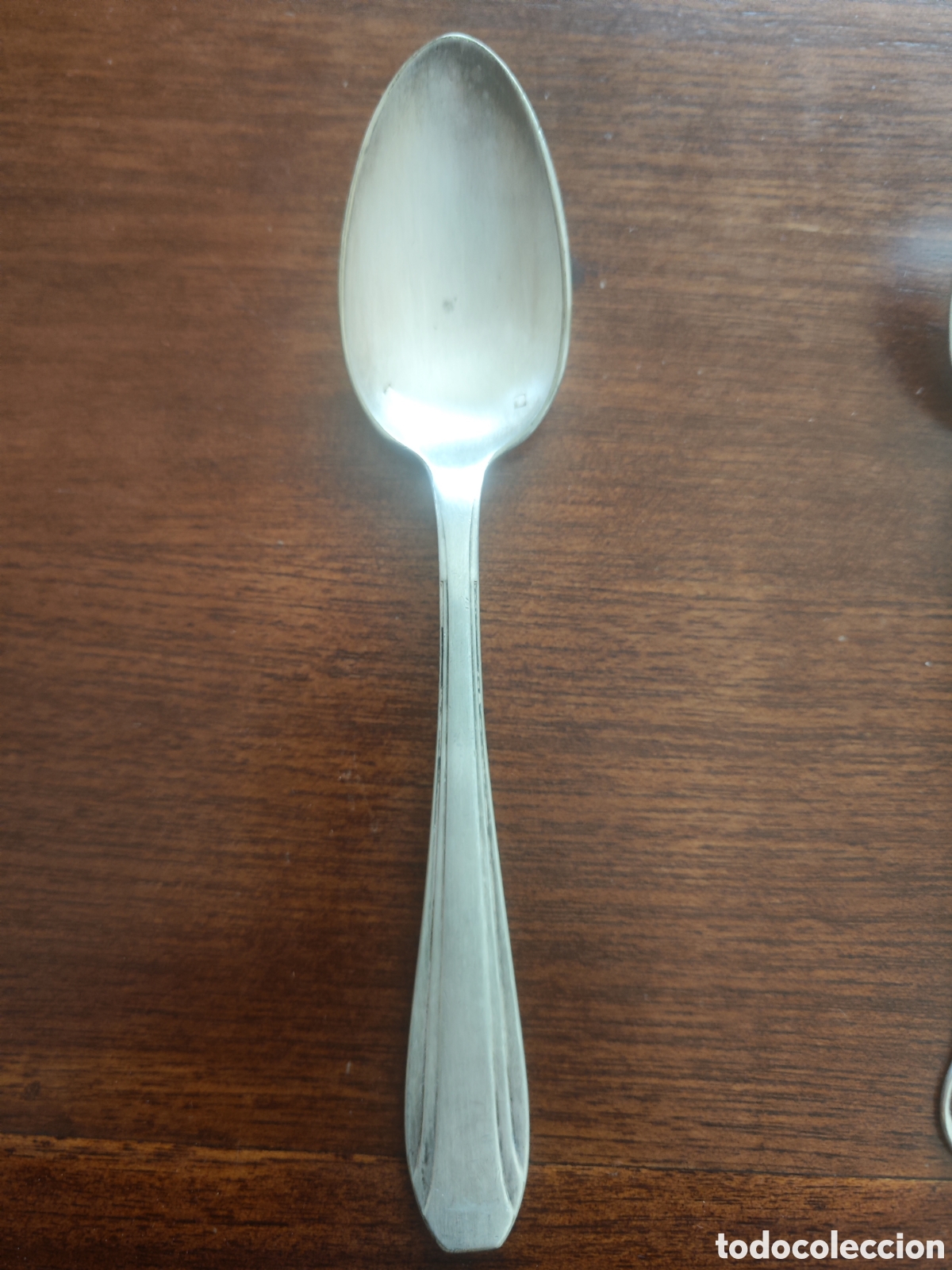 Antig&uuml;edades: Lote variado de cucharas plateadas - Foto 2