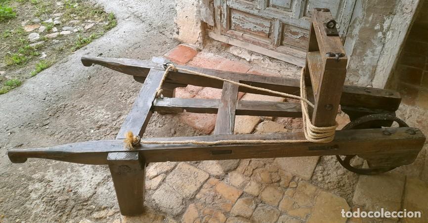 Antig&uuml;edades: CARRO DE MANO DEL SIGLO XIX. - Foto 1