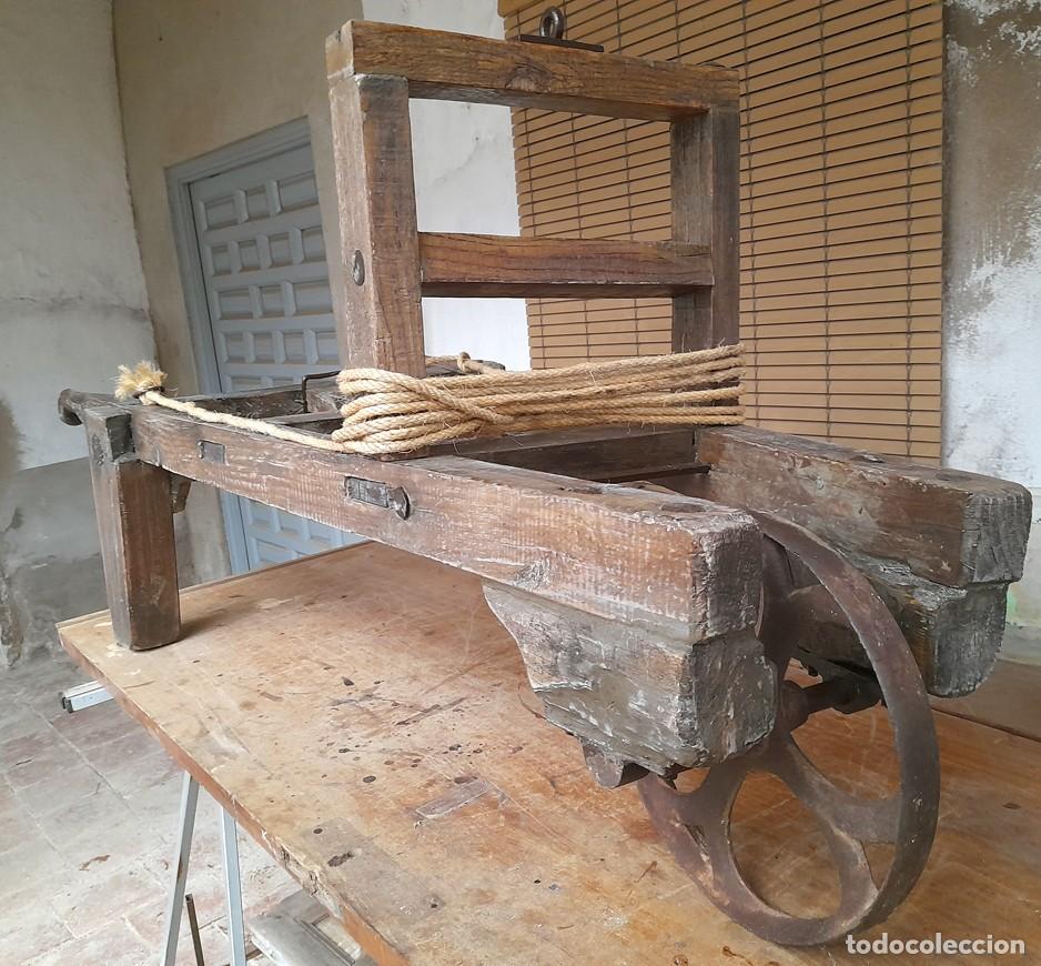 Antig&uuml;edades: CARRO DE MANO DEL SIGLO XIX. - Foto 4