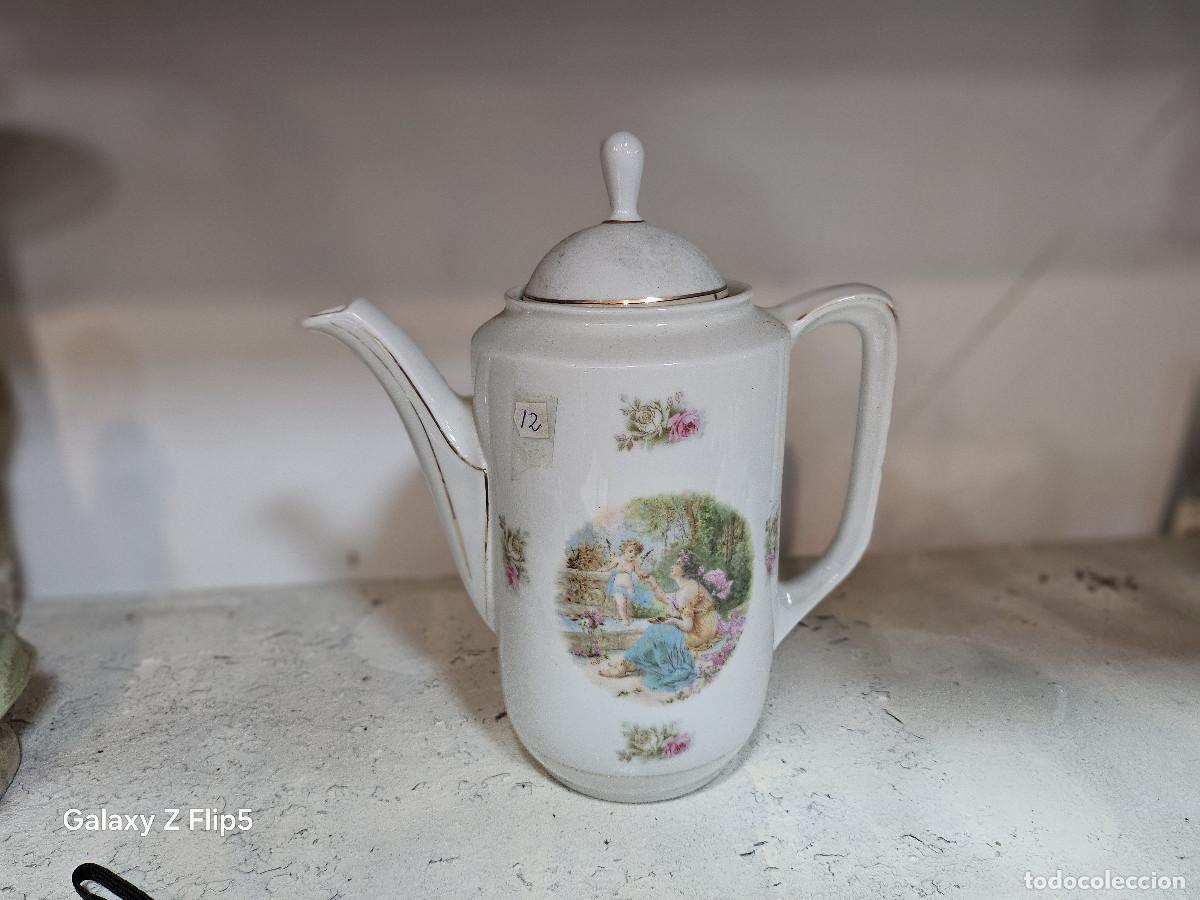 Antig&uuml;edades: tetera de porcelana antigua - Foto 1
