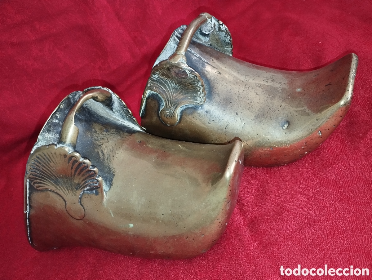 Antig&uuml;edades: Antiguos Estribos Bronce. - Foto 6