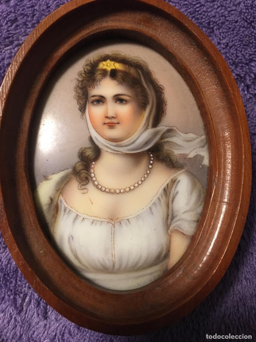 Antig&uuml;edades: Miniatura porcelana xix - Foto 2