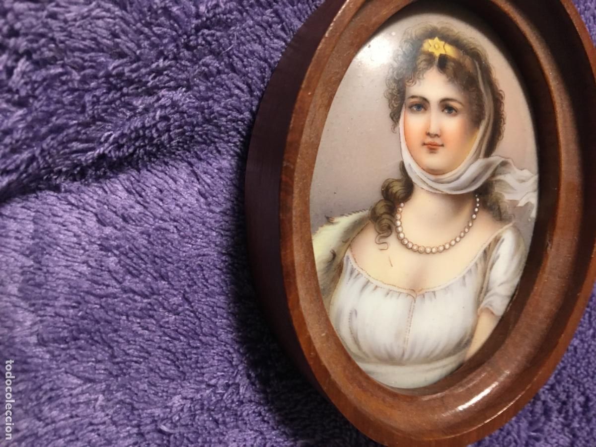 Antig&uuml;edades: Miniatura porcelana xix - Foto 4