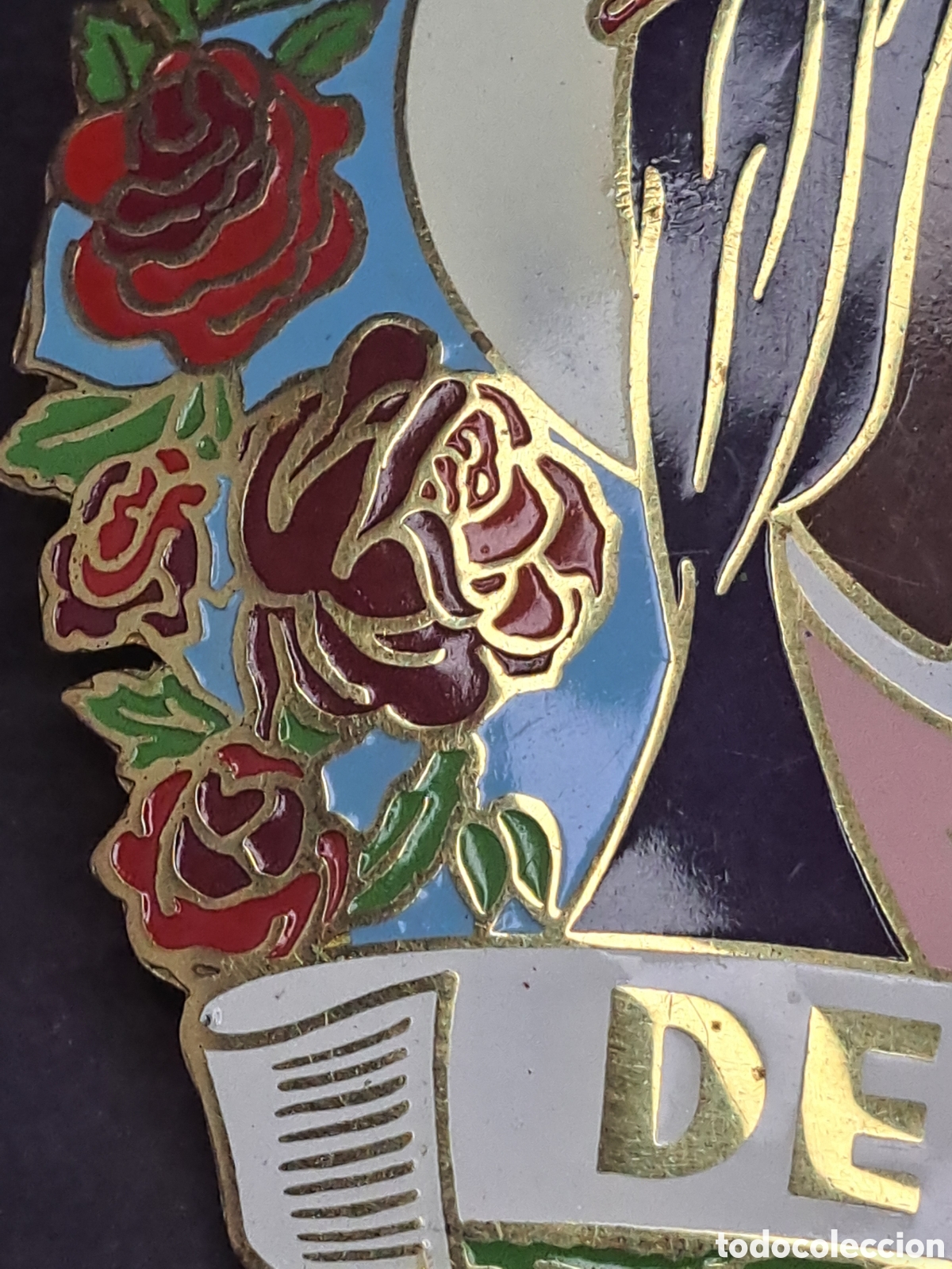 Antig&uuml;edades: PLACA ESMALTADA DE MONTSERRAT DEU VOS GUARD - Foto 4