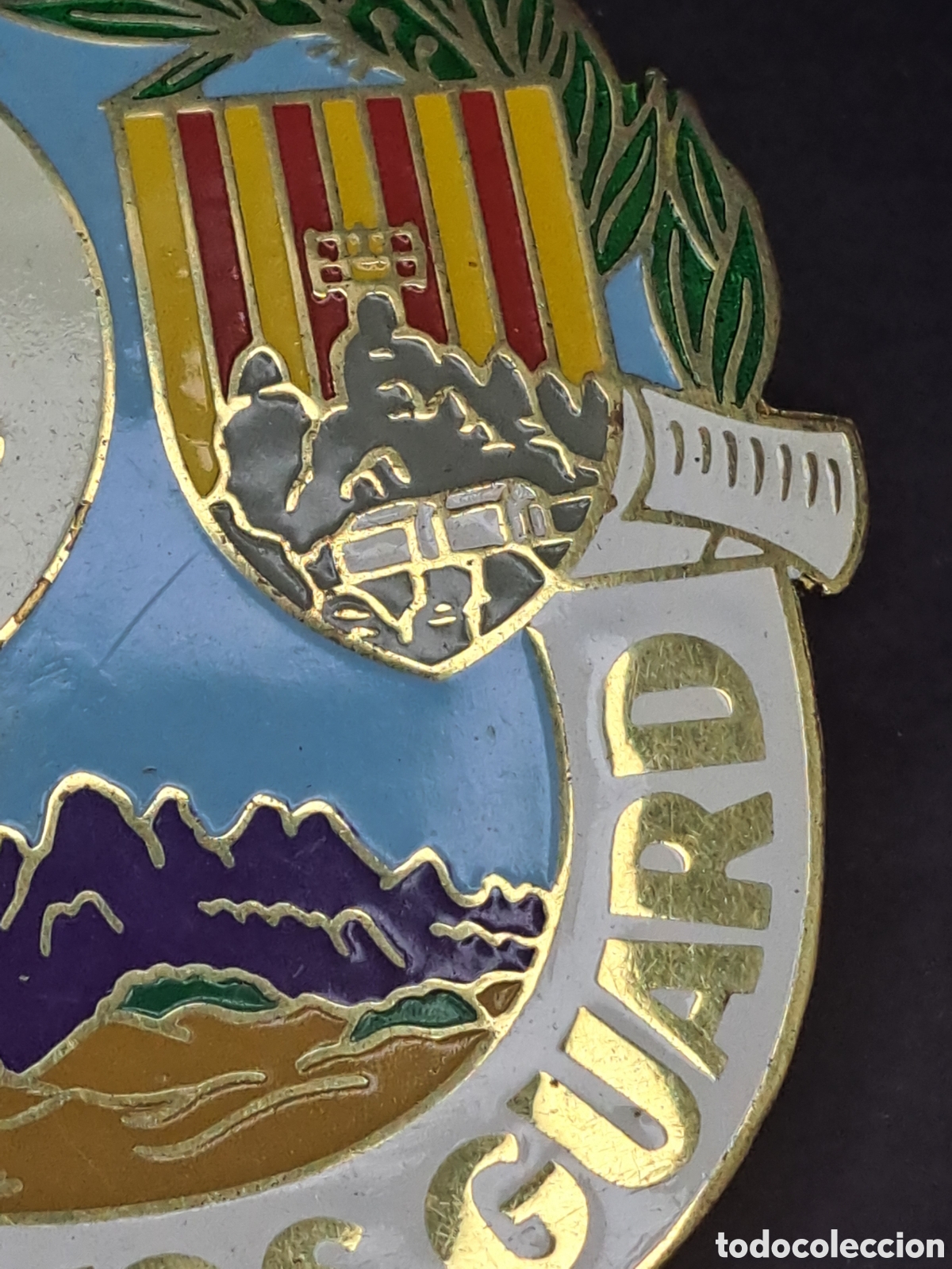 Antig&uuml;edades: PLACA ESMALTADA DE MONTSERRAT DEU VOS GUARD - Foto 5