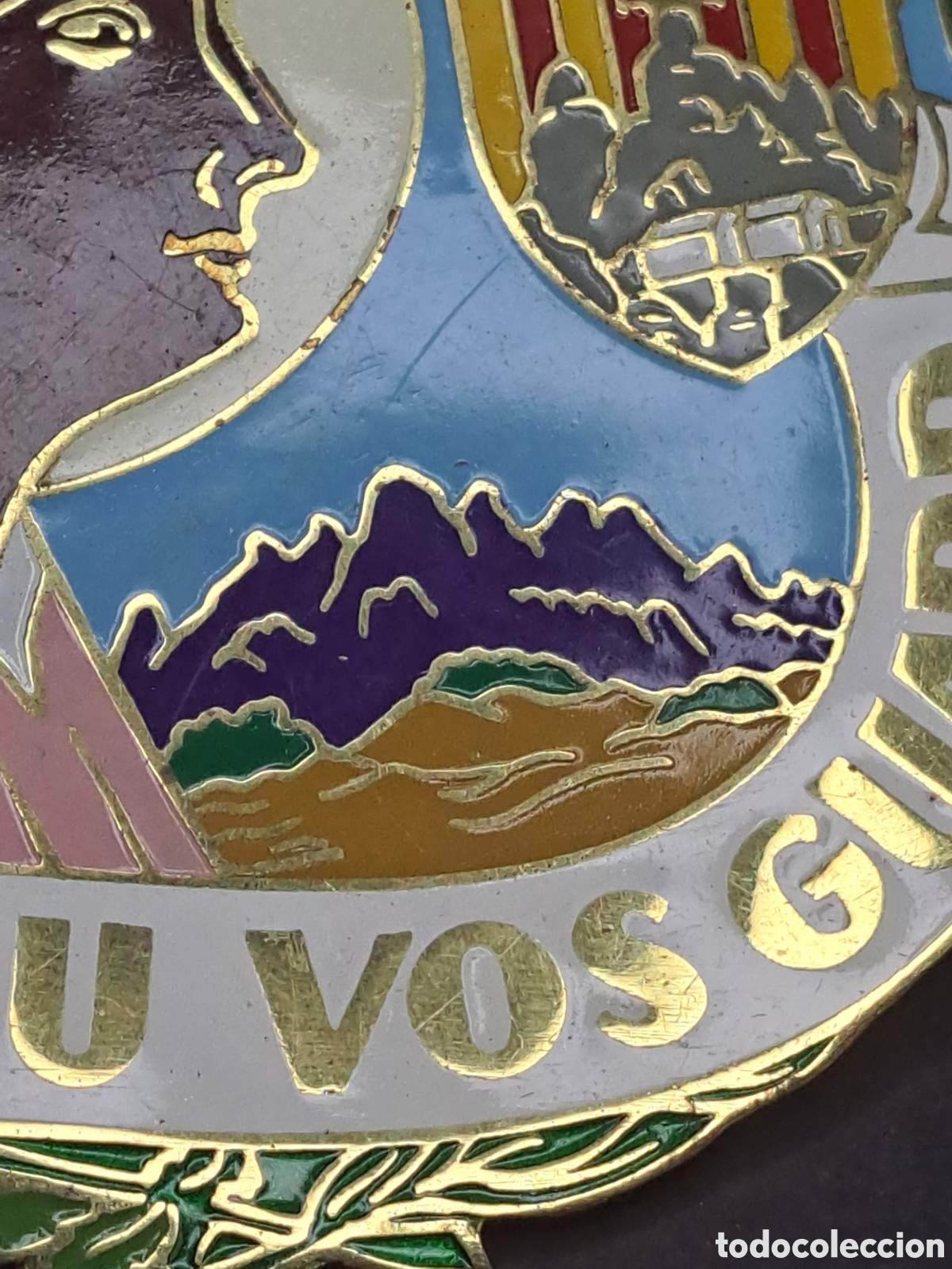 Antig&uuml;edades: PLACA ESMALTADA DE MONTSERRAT DEU VOS GUARD - Foto 6
