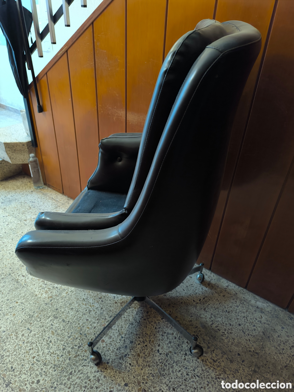 Antig&uuml;edades: Sillon despacho retro vintage - Foto 3