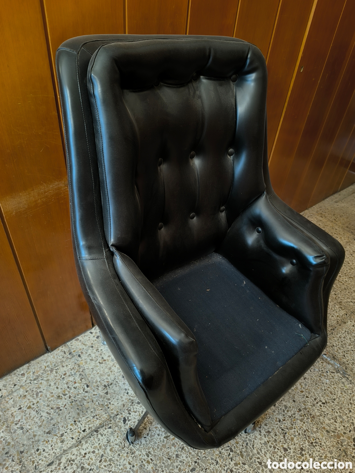 Antig&uuml;edades: Sillon despacho retro vintage - Foto 1