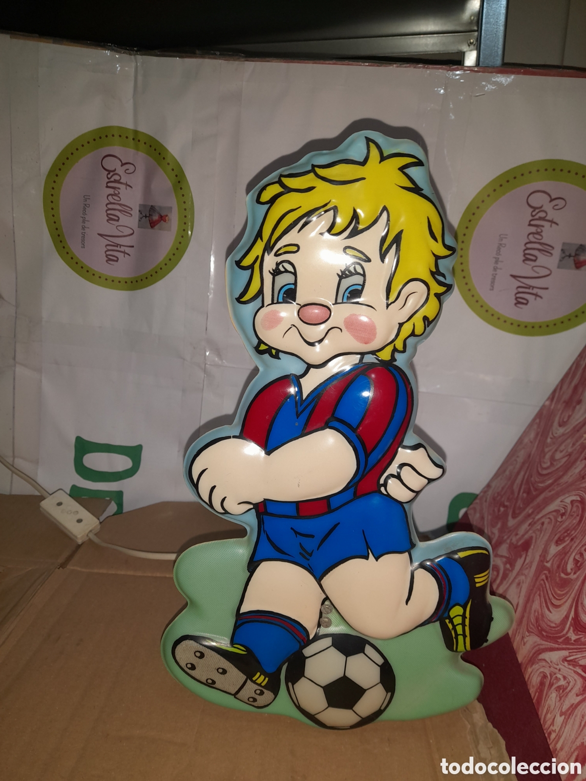 Antig&uuml;edades: Lampara Funciona s&uacute;per antigua Bar&ccedil;a - Foto 10