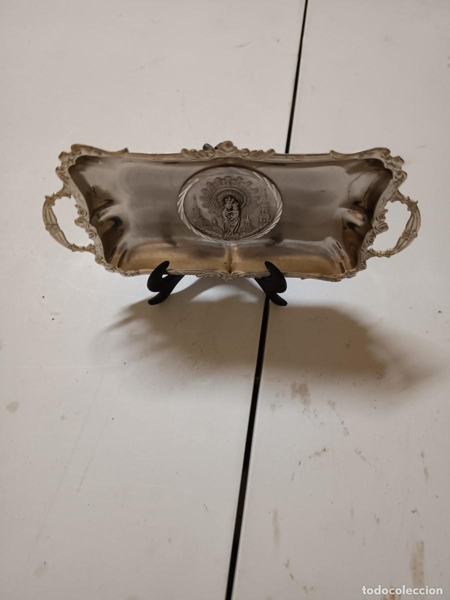 Antig&uuml;edades: Bandeja de la Virgen del Pilar - Foto 1