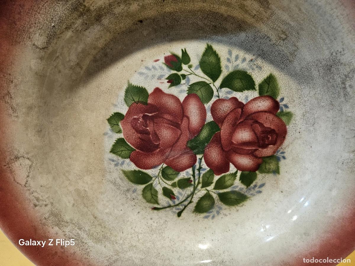 Antig&uuml;edades: plato grande de ceramica - Foto 2