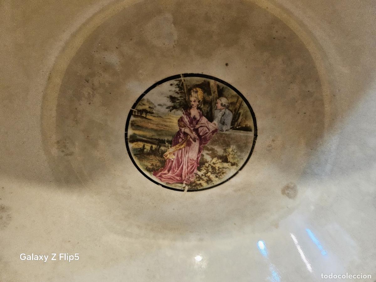 Antig&uuml;edades: ensaladera de ceramica - Foto 2