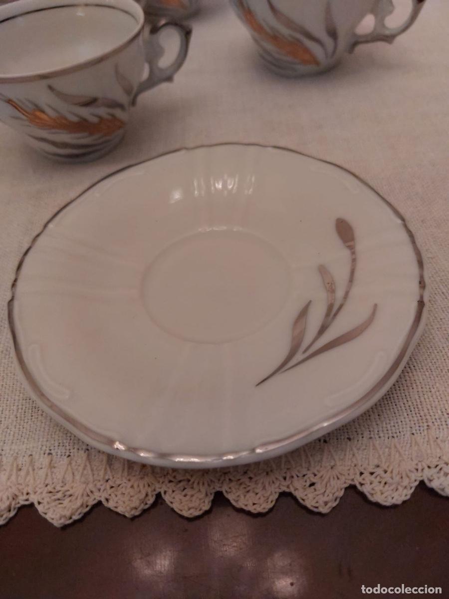 Antig&uuml;edades: JUEGO DE CAFE DE PORCELANA - Foto 4