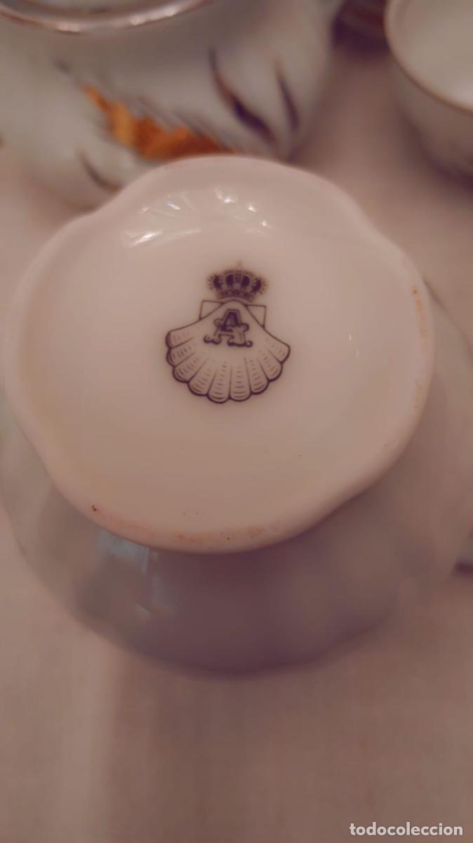 Antig&uuml;edades: JUEGO DE CAFE DE PORCELANA - Foto 7