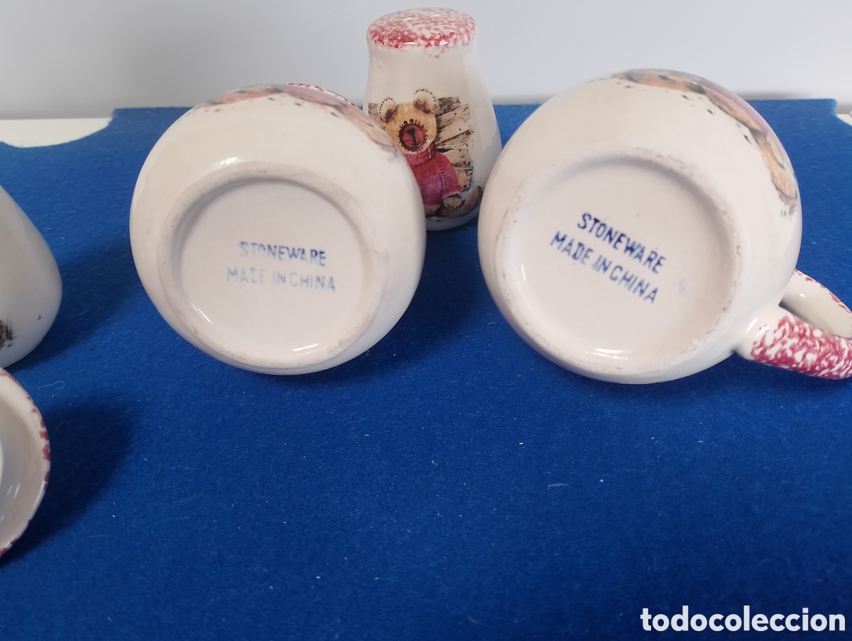 Antig&uuml;edades: SERVICIO DE MESA CER&Aacute;MICA CHINA. STONEWARE. - Foto 3