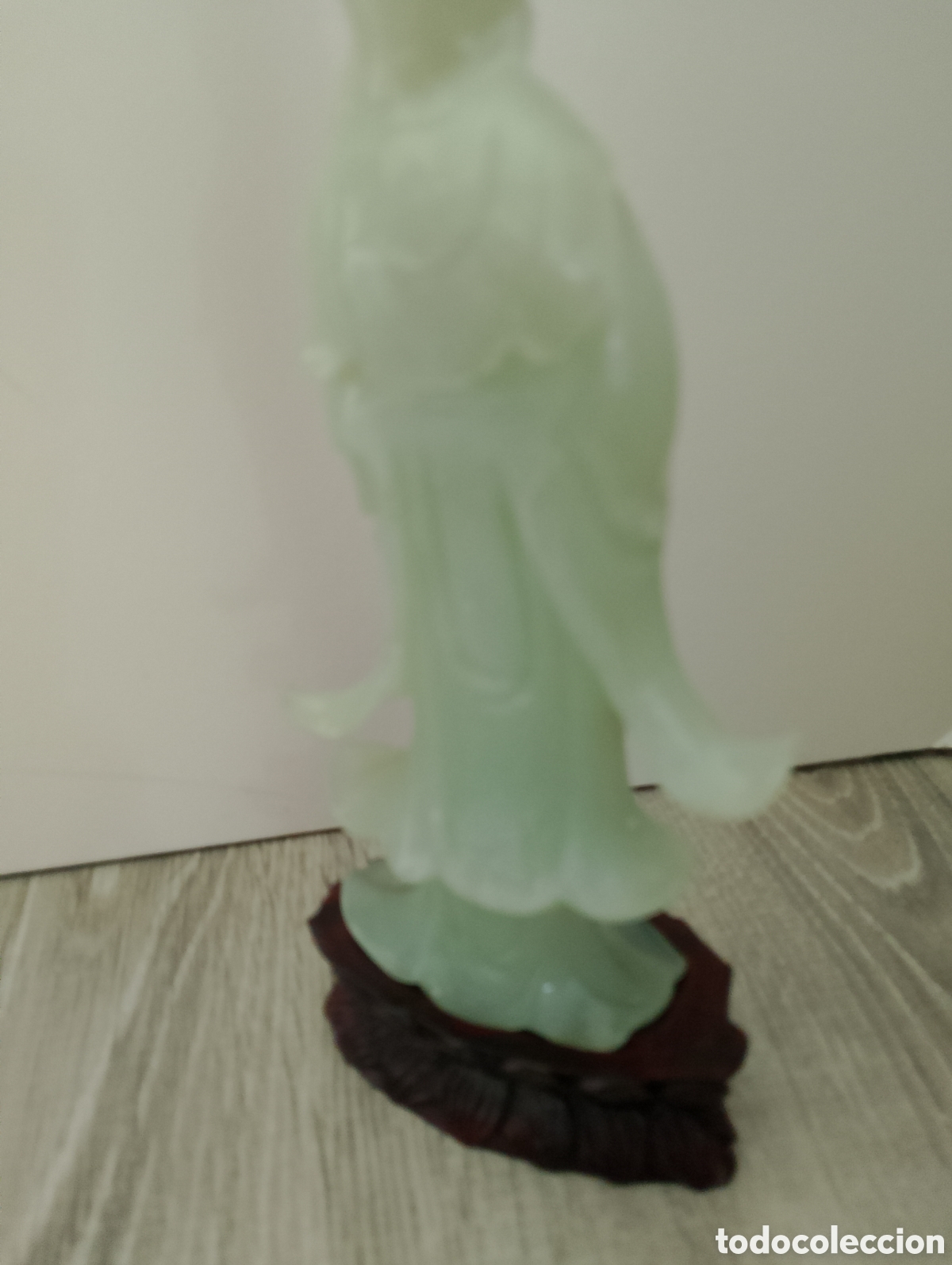 Antig&uuml;edades: FIGURA ORIENTAL CHINA JADE. - Foto 3