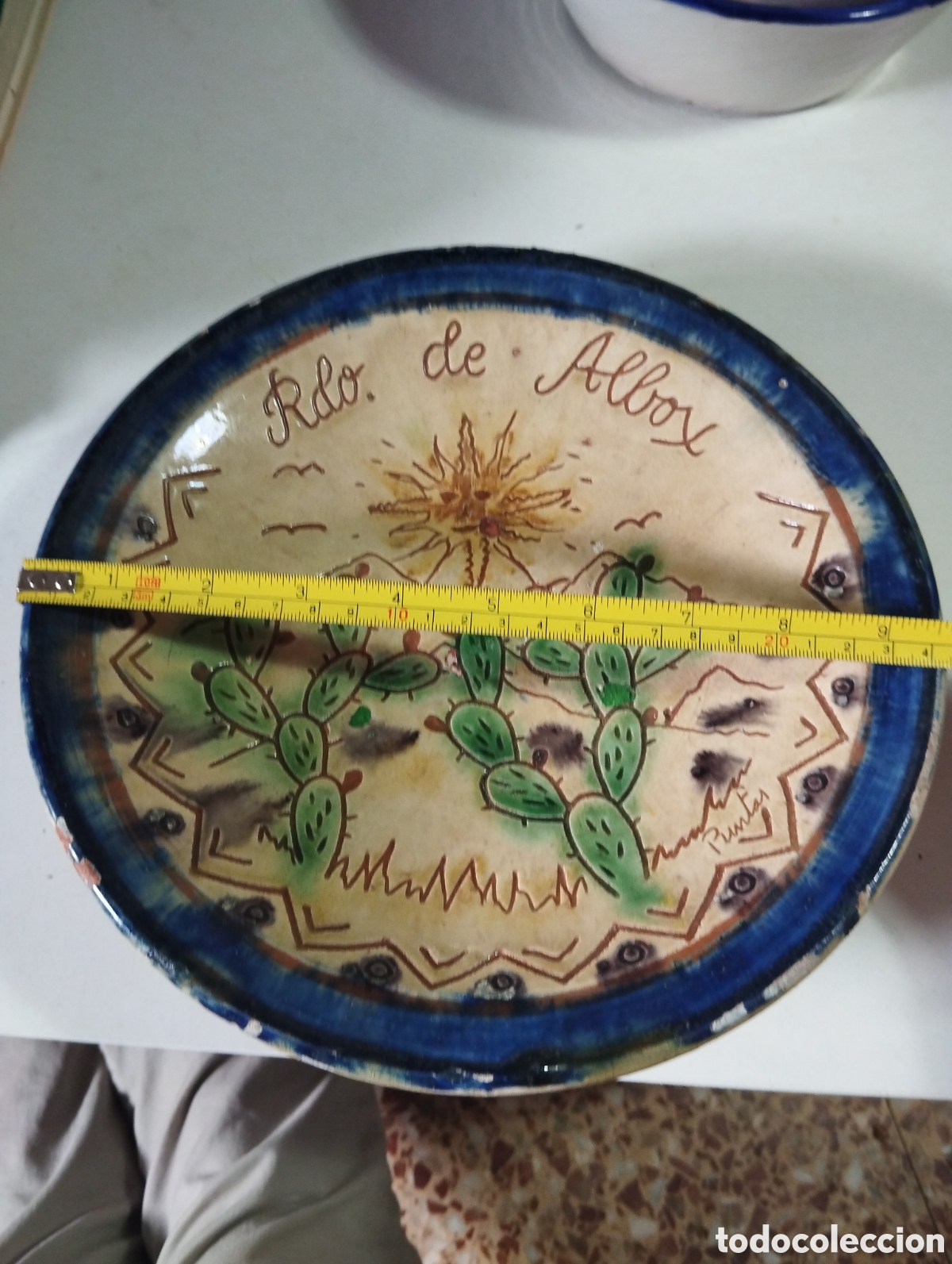 Antig&uuml;edades: Plato recuerdo de albox para colgar - Foto 3