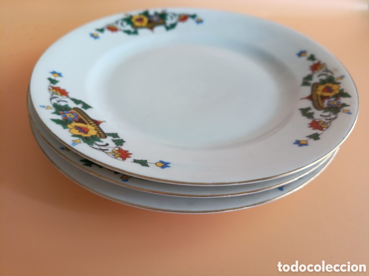 Antig&uuml;edades: 3 platos epiag df czechoslovakia - Foto 1