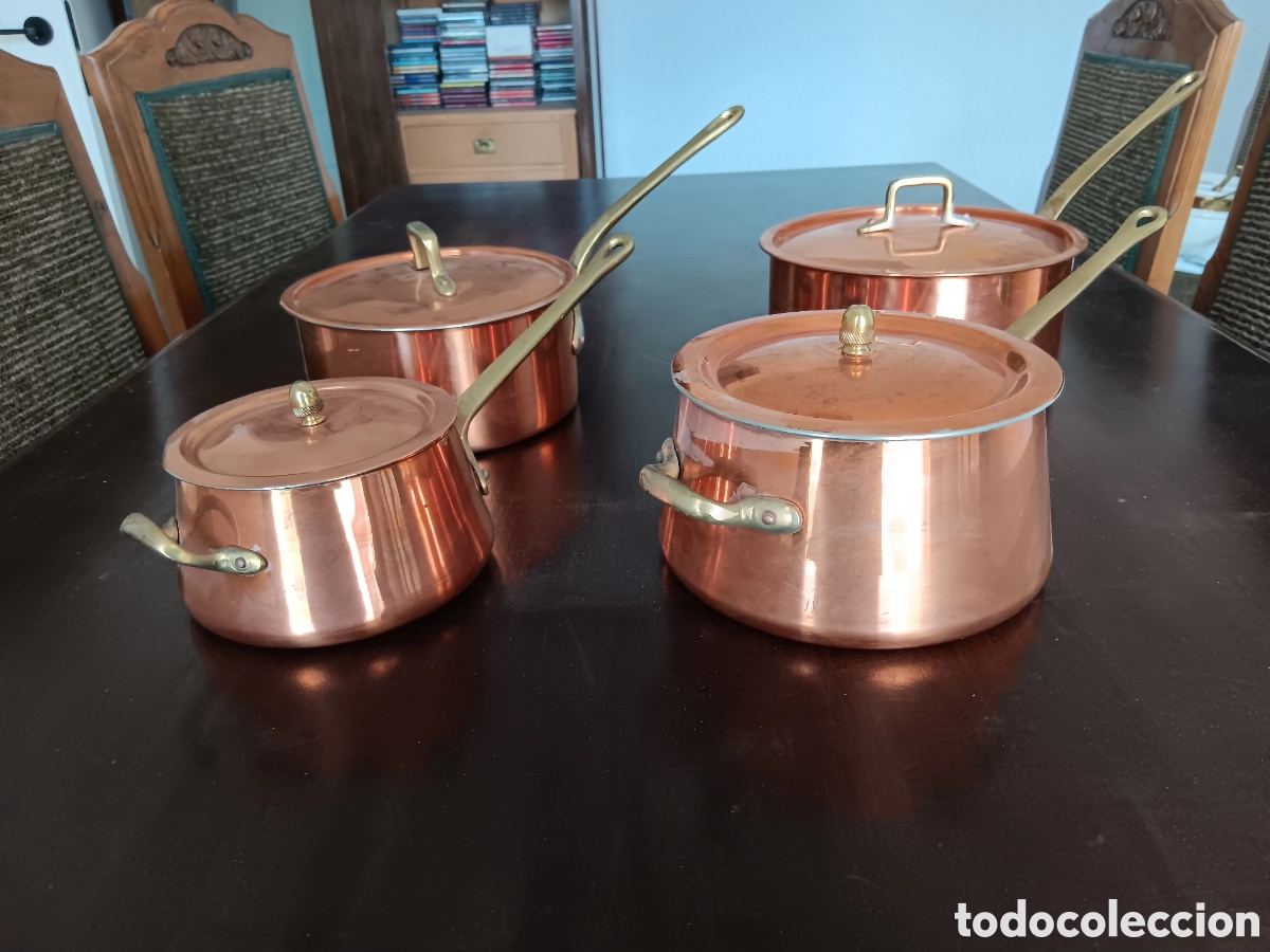Antig&uuml;edades: CAZOS DE COBRE CUATRO - Foto 1