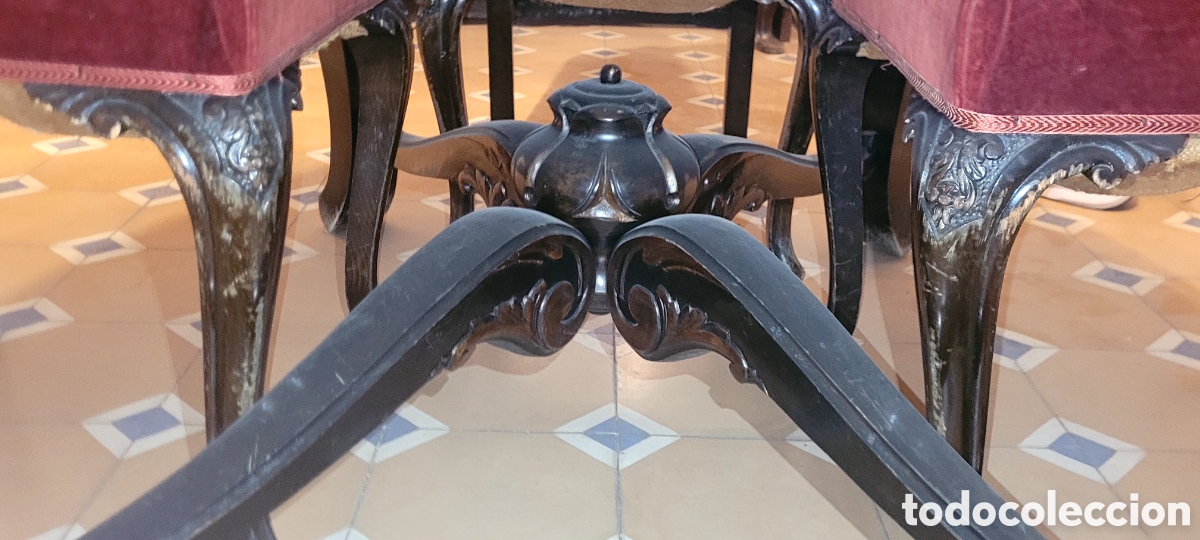 Antig&uuml;edades: CONJUNTO COMEDOR ANTIGUO - Foto 4