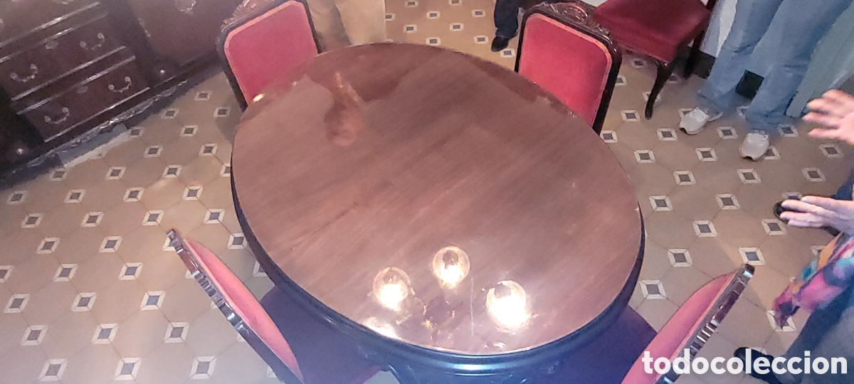 Antig&uuml;edades: CONJUNTO COMEDOR ANTIGUO - Foto 5