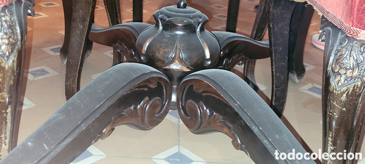 Antig&uuml;edades: CONJUNTO COMEDOR ANTIGUO - Foto 6