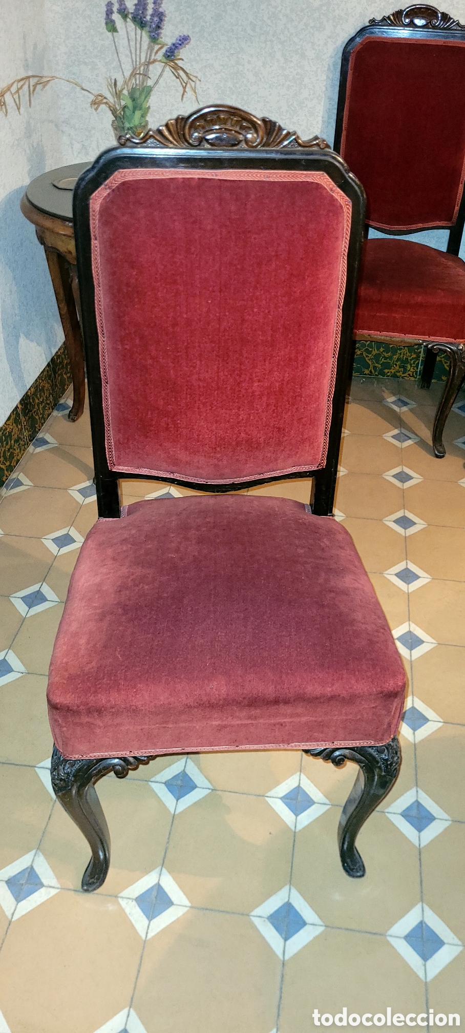Antig&uuml;edades: CONJUNTO COMEDOR ANTIGUO - Foto 8