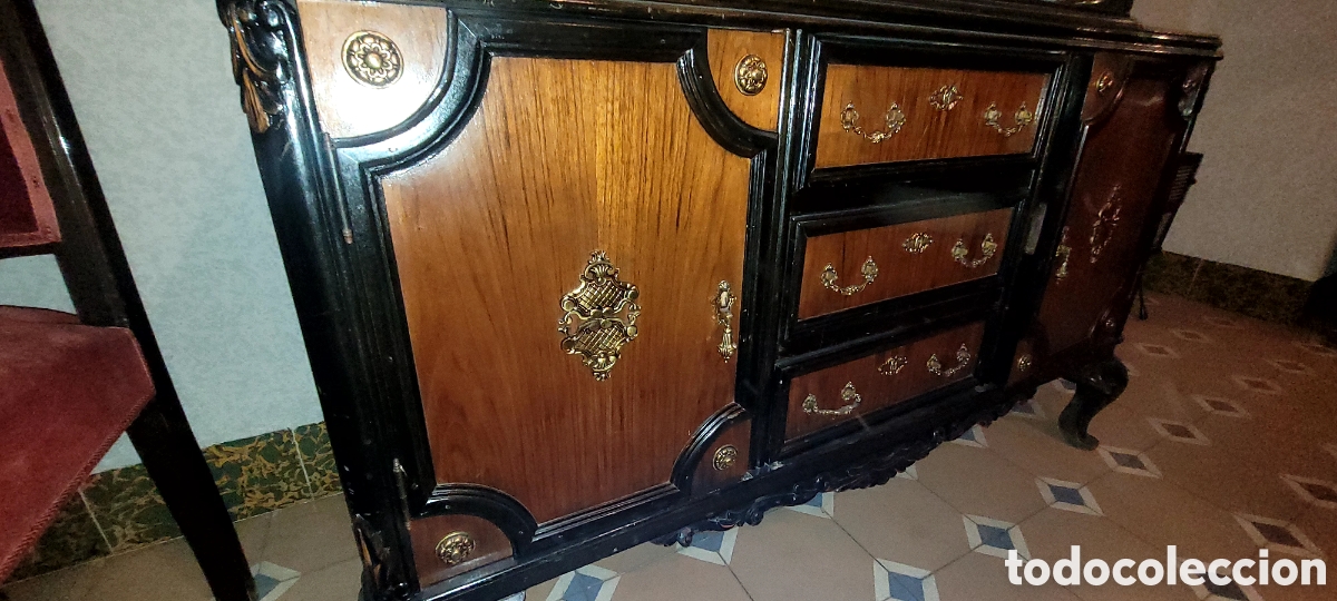 Antig&uuml;edades: CONJUNTO COMEDOR ANTIGUO - Foto 15