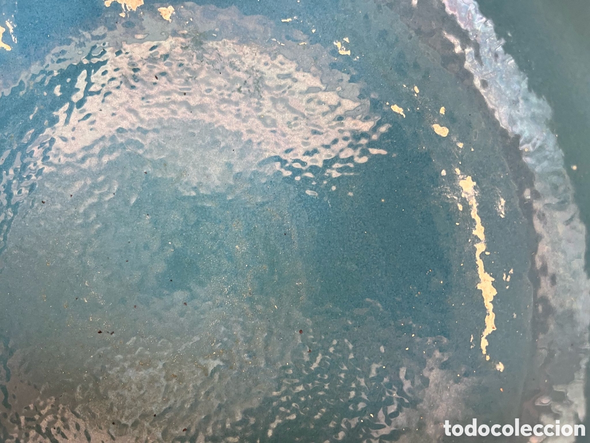 Antig&uuml;edades: Sopera met&aacute;lica esmaltada.China. - Foto 5
