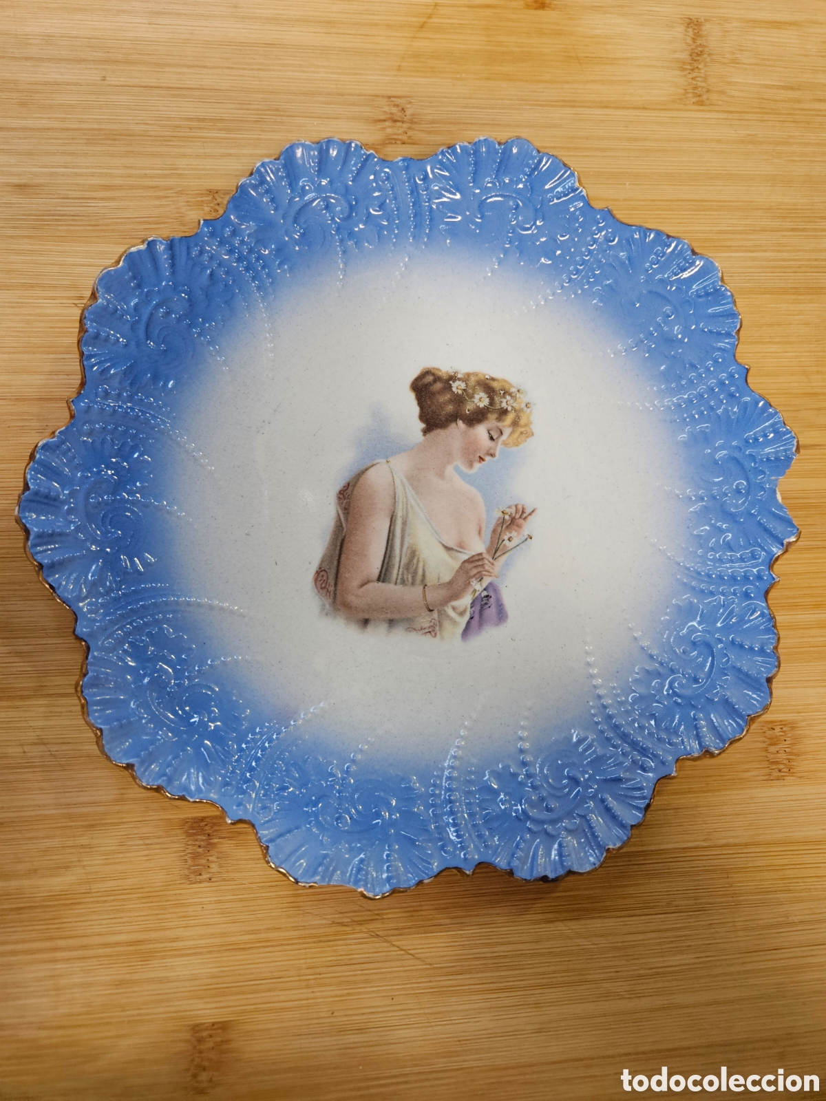 Antig&uuml;edades: Plato decorativo Pickman - Foto 1