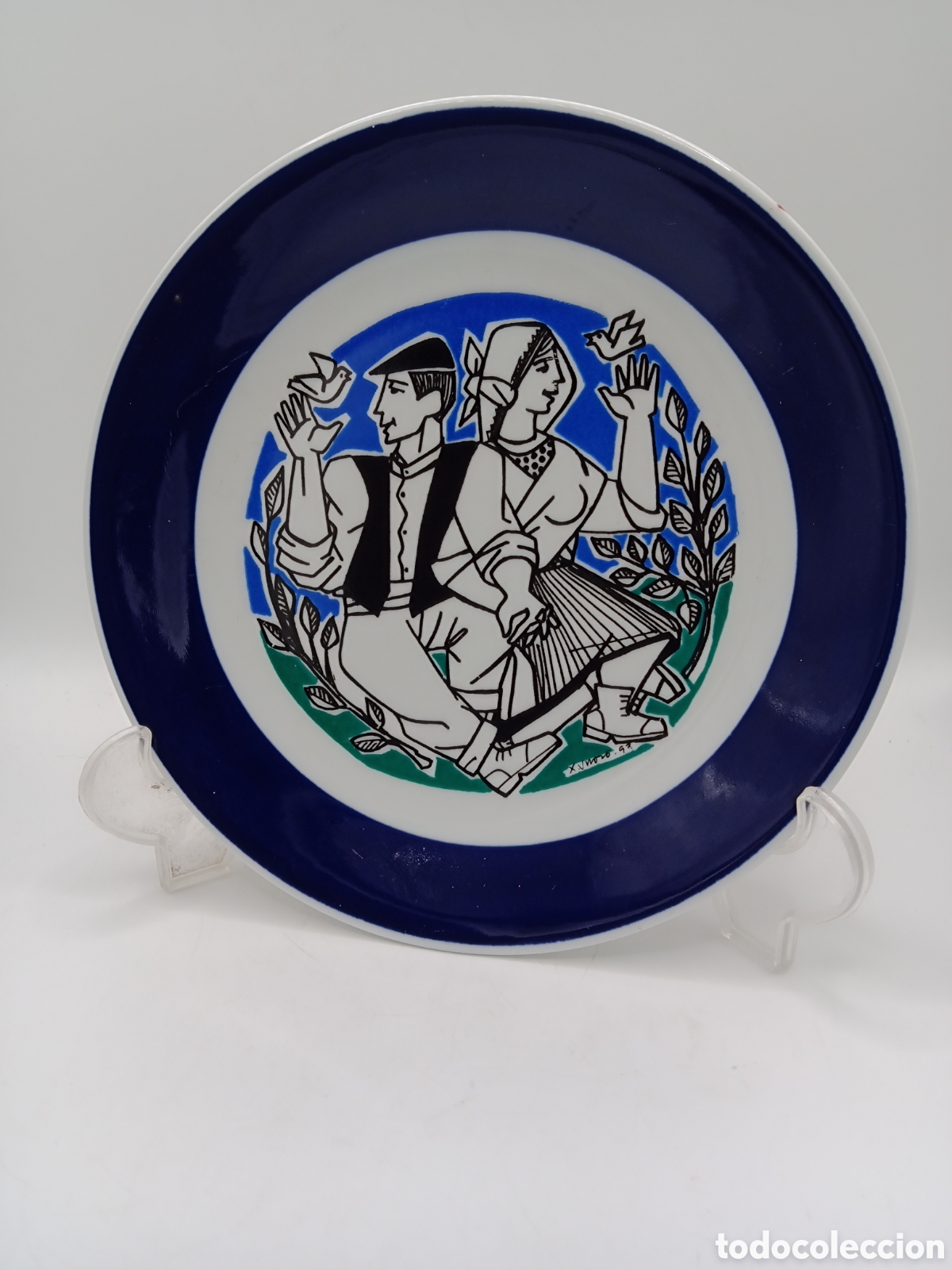 Antig&uuml;edades: Sargadelos plato decorativo - Foto 1