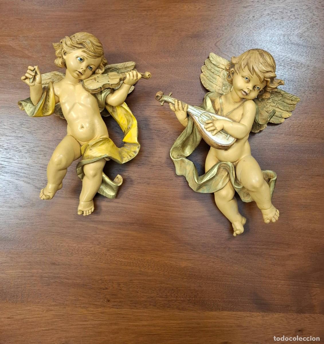 Antig&uuml;edades: &Aacute;ngeles o querubines Fontanini - Foto 1