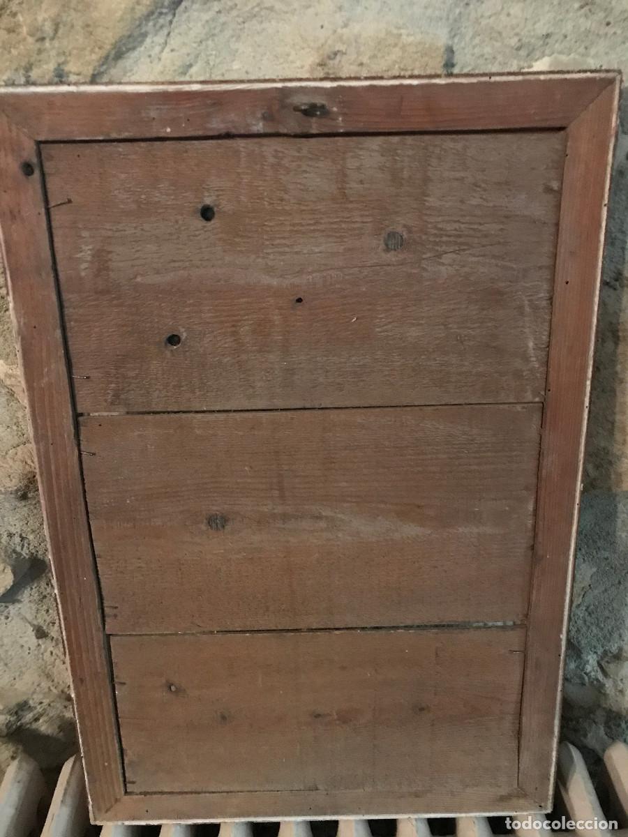 Antig&uuml;edades: Antiguo marco de madera estucado - Foto 5