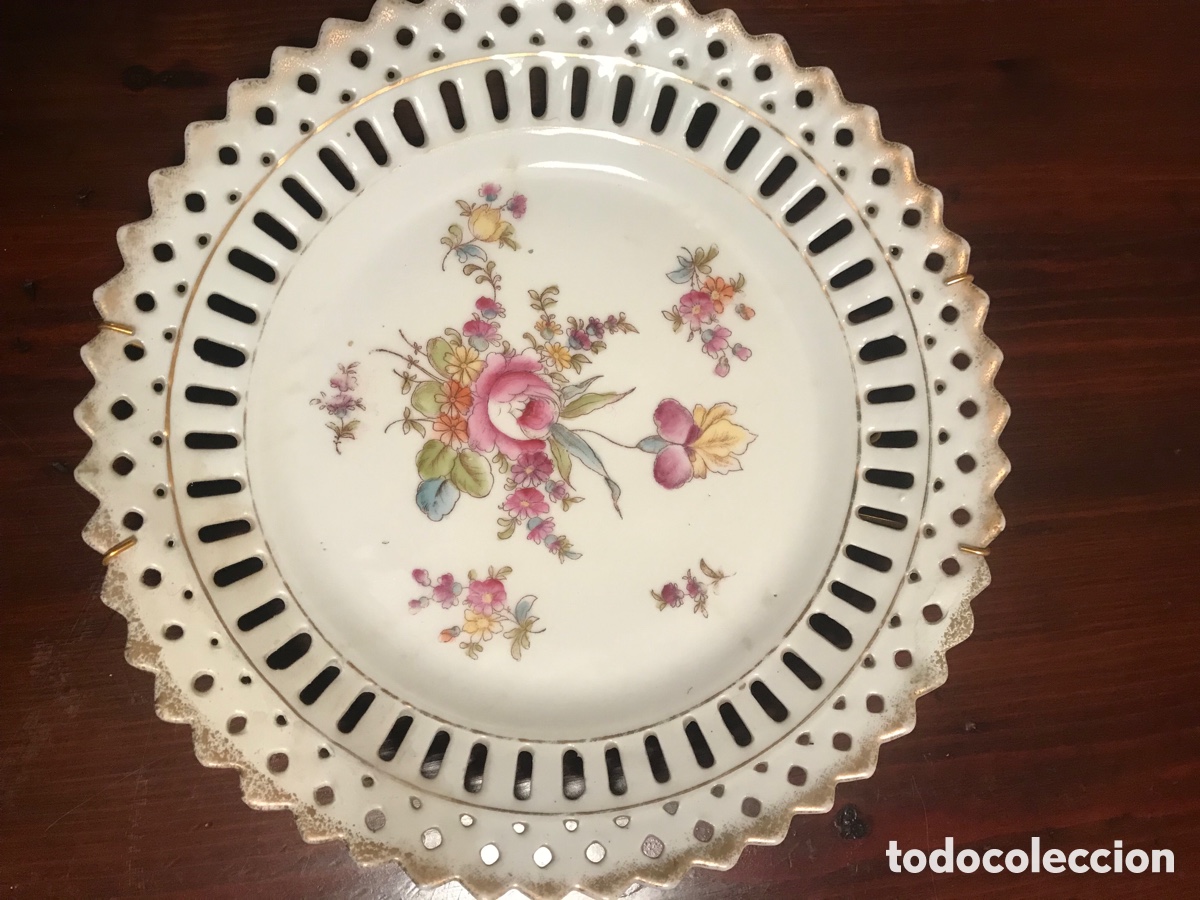 Antig&uuml;edades: Plato decorado para colgar - Foto 1