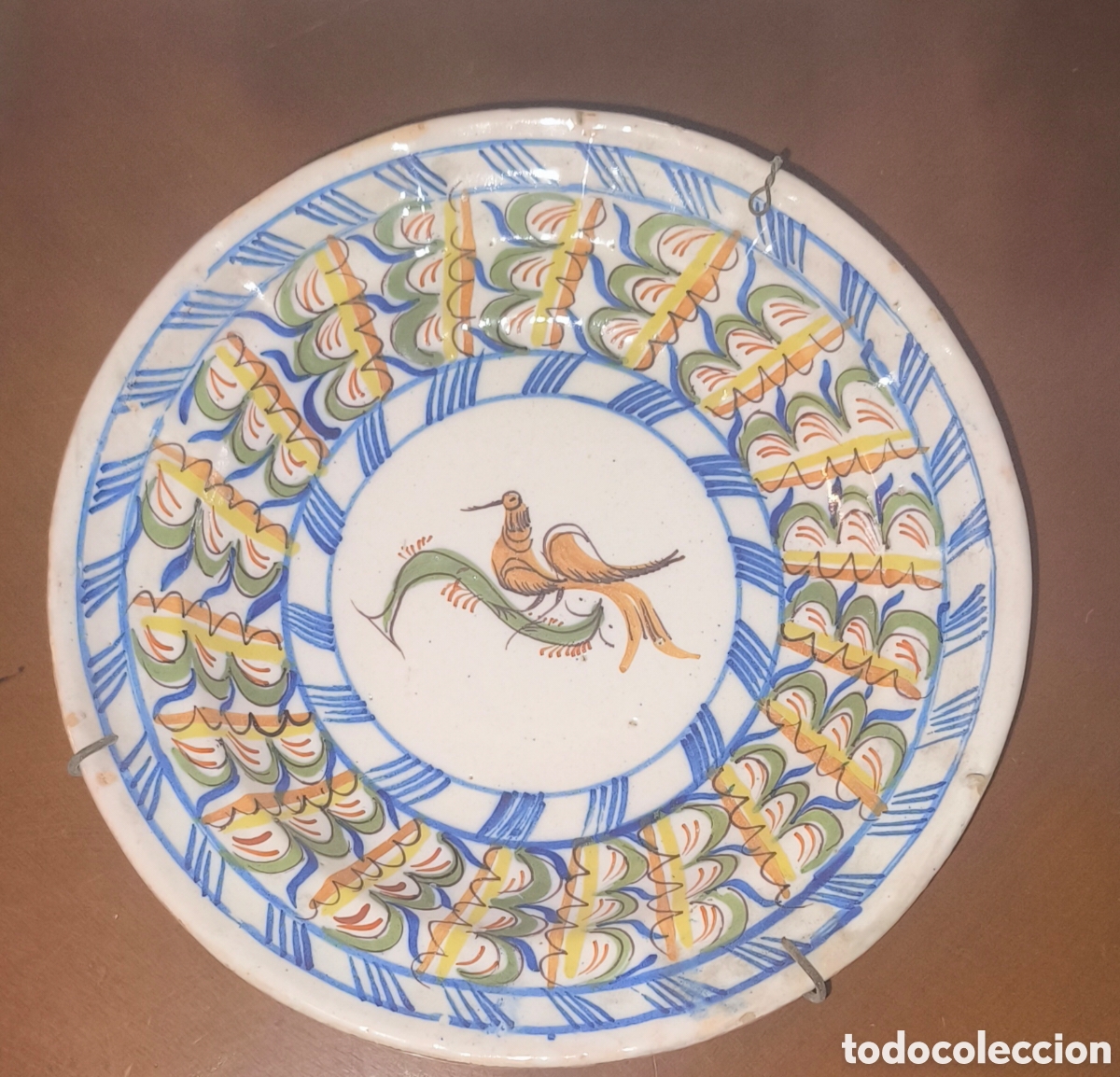 Antig&uuml;edades: Antiguo plato de cer&aacute;mica - Foto 2