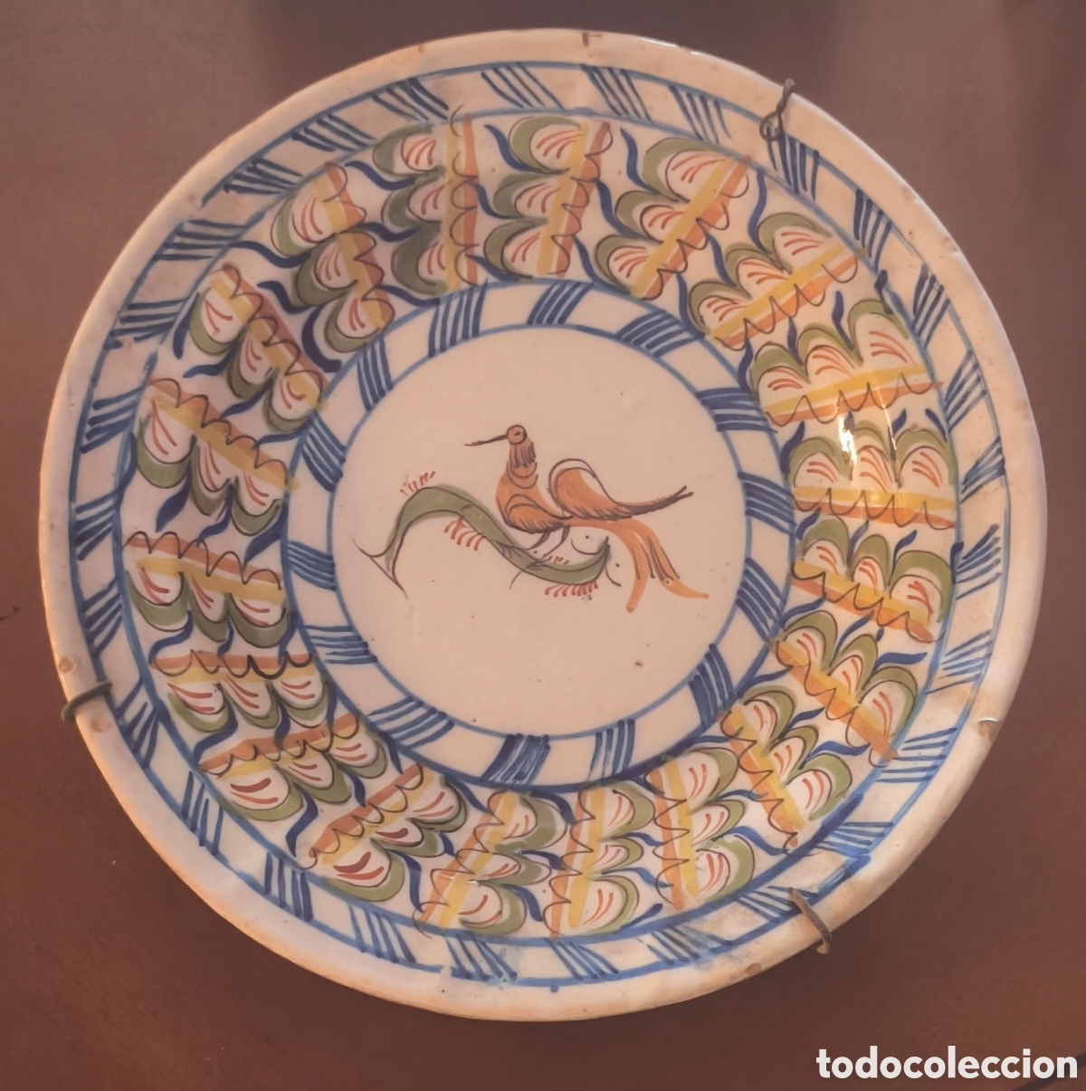 Antig&uuml;edades: Antiguo plato de cer&aacute;mica - Foto 1