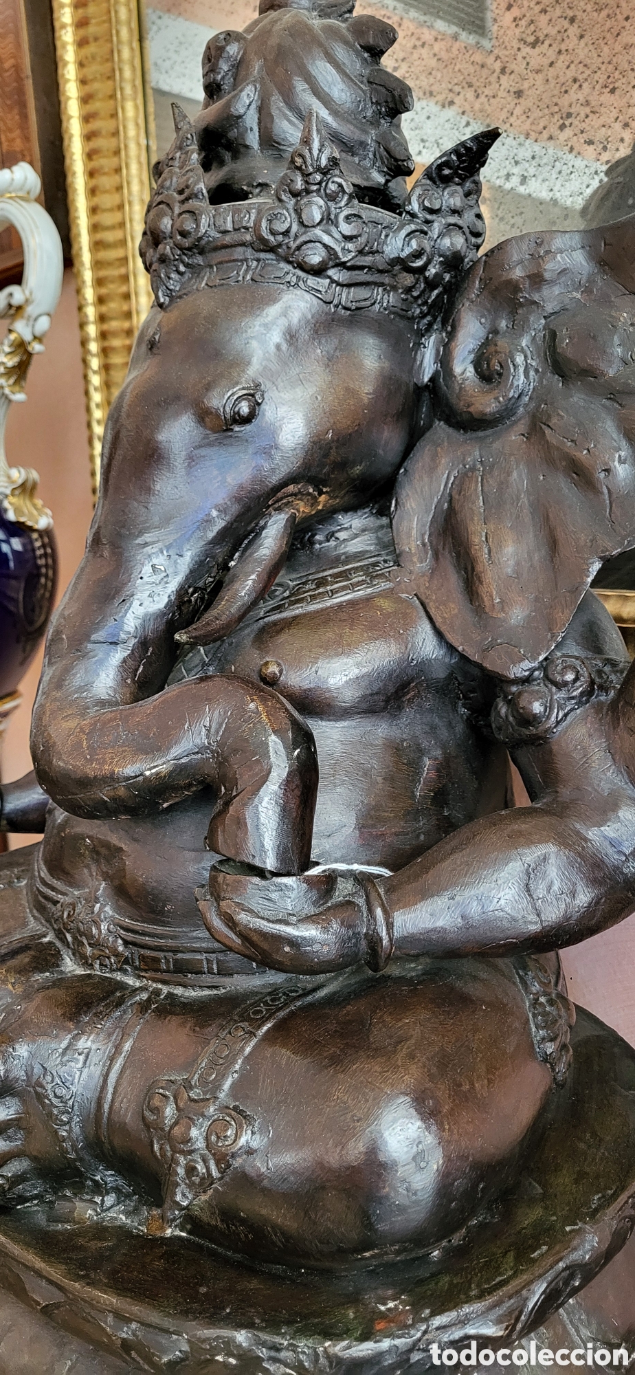 Antig&uuml;edades: GANESA bronce antiguo - Foto 2