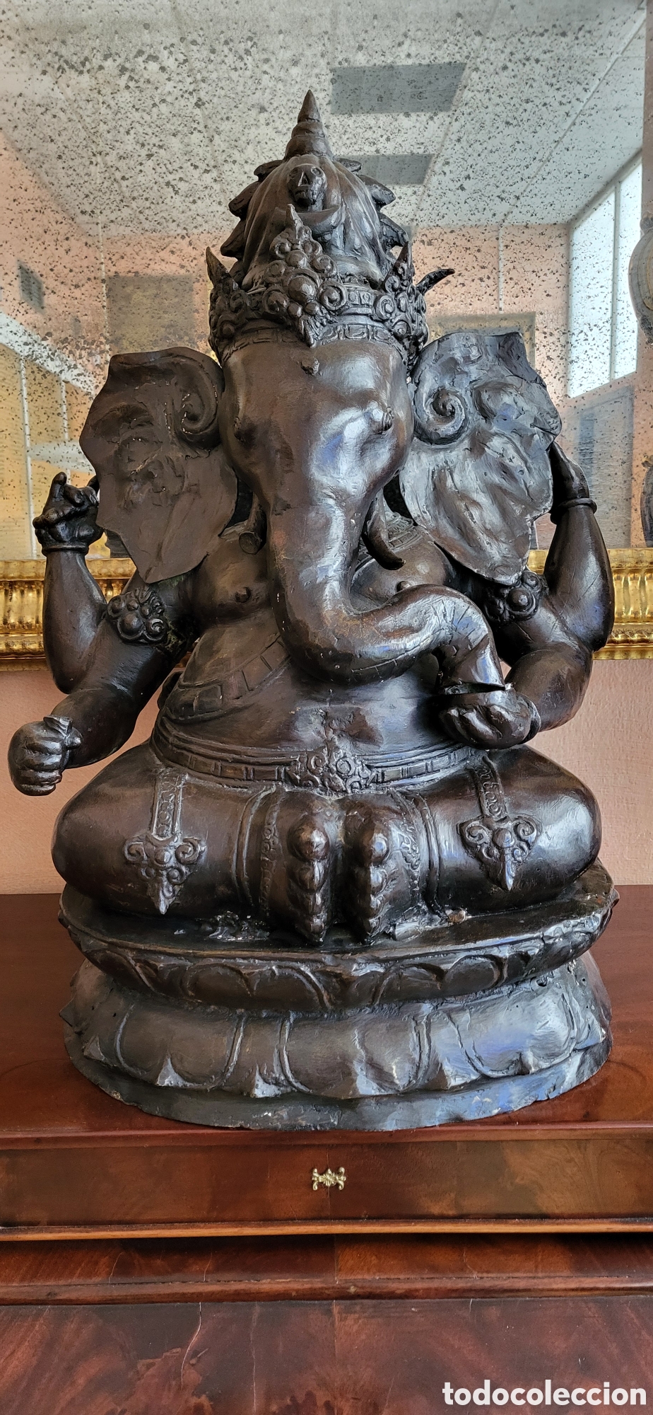 Antig&uuml;edades: GANESA bronce antiguo - Foto 1