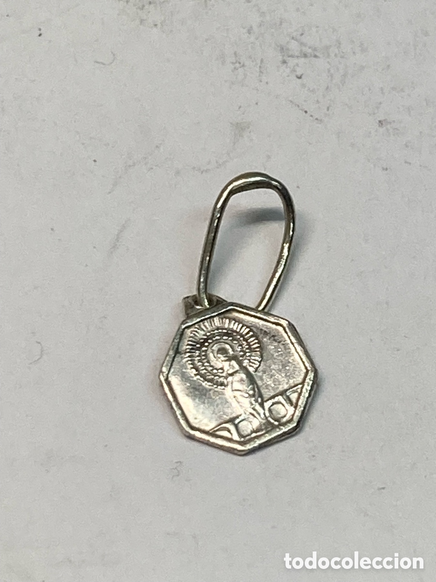 Antig&uuml;edades: Medalla de plata religiosa C299 - Foto 1
